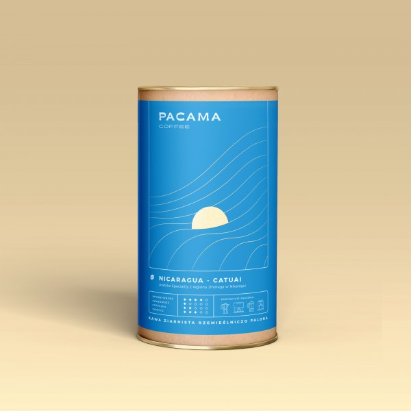 Kawa ziarnista Arabica Speciality Pacama Coffee Nicaragua Catuai 200 g puszka