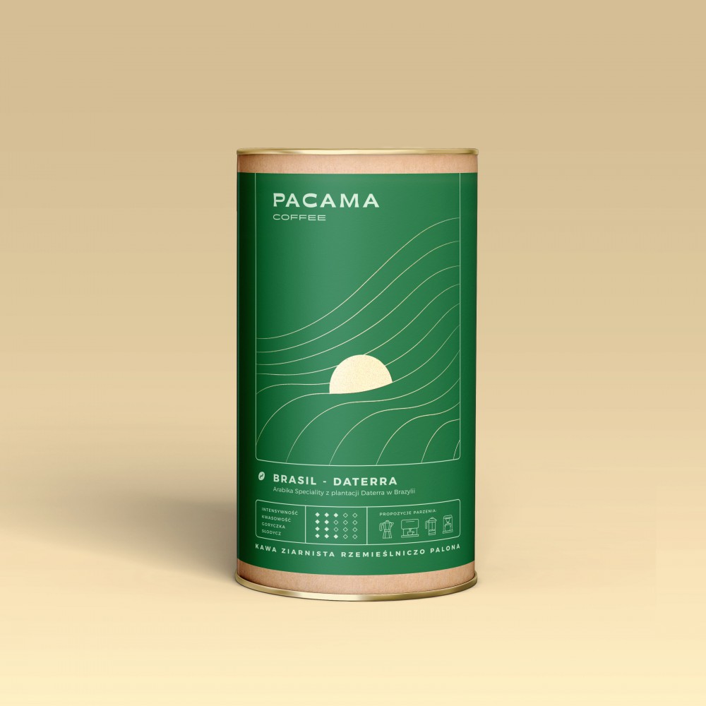 Kawa ziarnista Brasil Daterra 200 g puszka