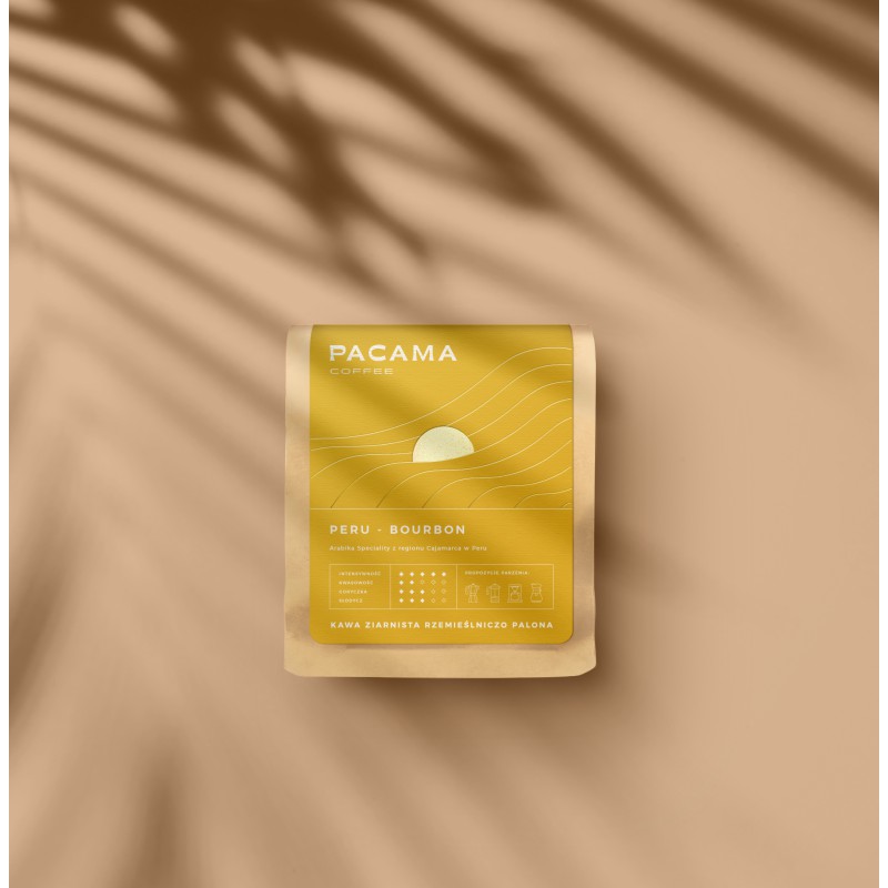 Kawa ziarnista świeżo palona Pacama Coffee Peru - Bourbon 250 g