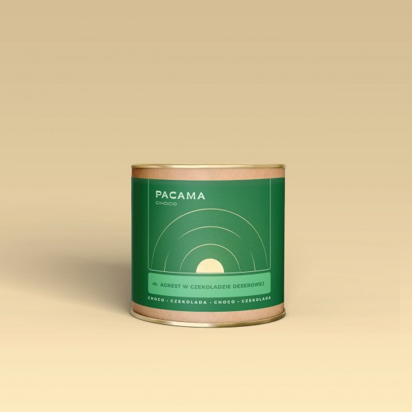 Agrest w czekoladzie deserowej Pacama Choco 150g puszka