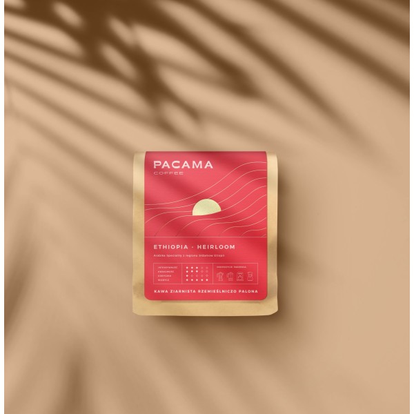 Kawa ziarnista Arabica Speciality Pacama Coffee Ethiopia - Heirloom 250 g