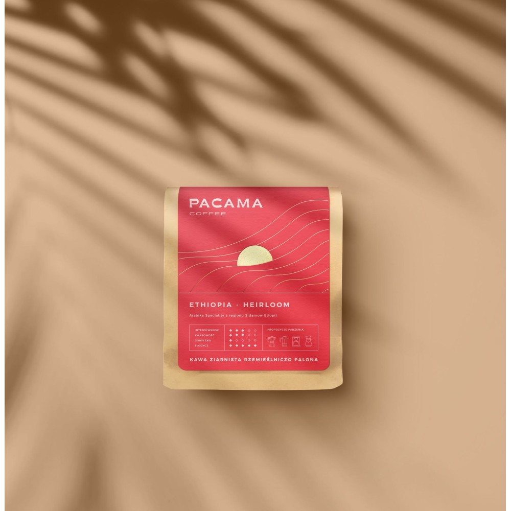 Kawa ziarnista Arabica Speciality Pacama Coffee Ethiopia - Heirloom 250 g